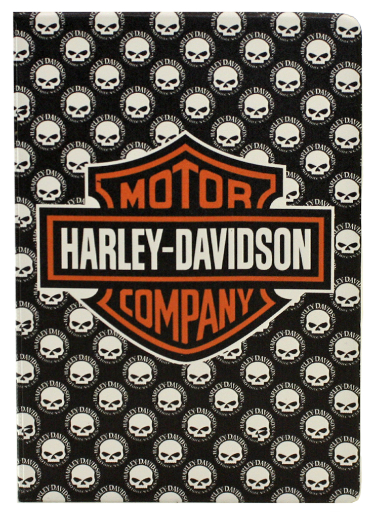 Обложка на паспорт RockMerch Harley Davidson - фото 1 - rockbunker.ru