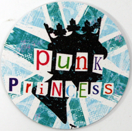 Кожаная нашивка Punk Princess - фото 1 - rockbunker.ru