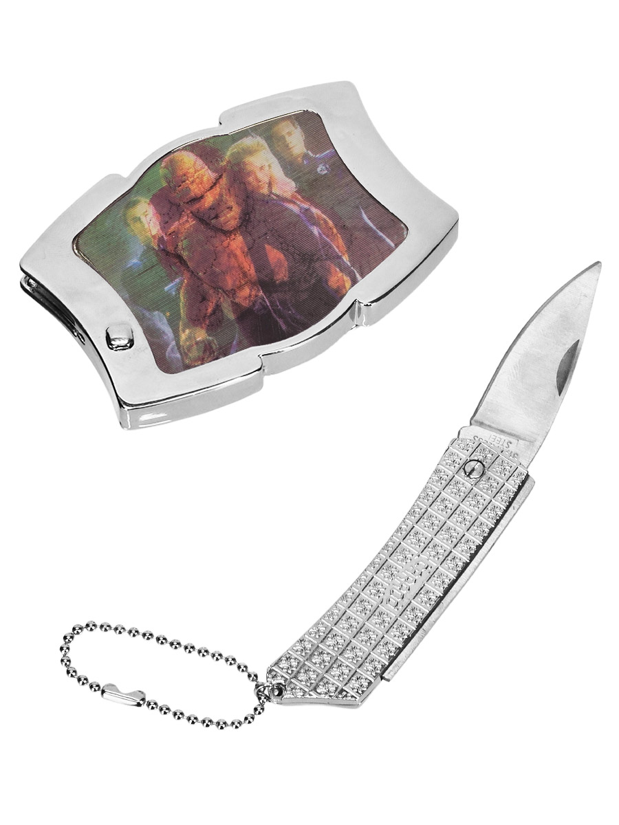 Пряжка с ножом Марвел - фото 2 - rockbunker.ru