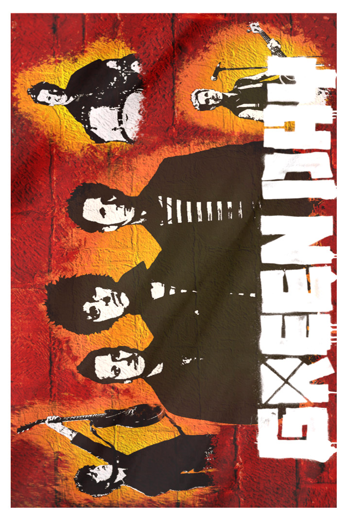 Флаг Green Day - фото 1 - rockbunker.ru