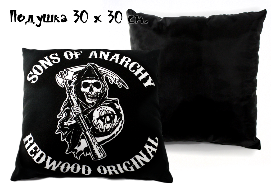 Подушка Sons of Anarchy Redwood Original - фото 2 - rockbunker.ru