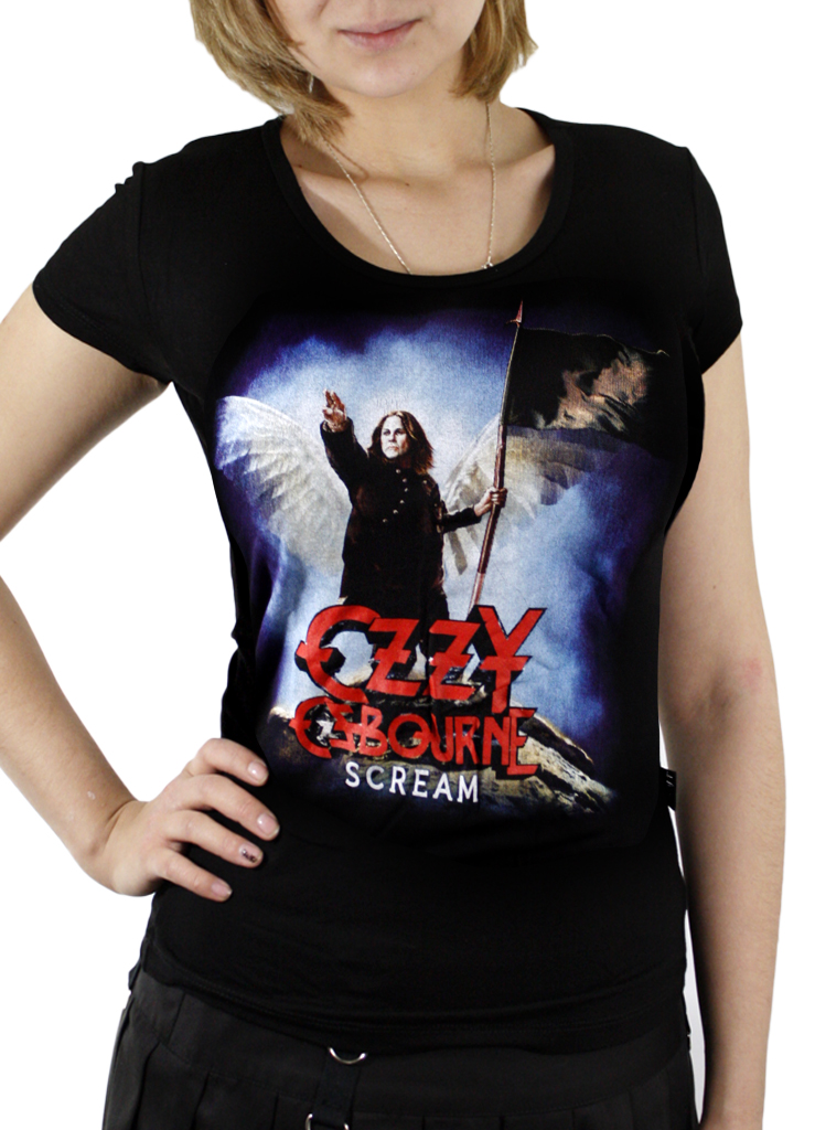 Футболка женская Ozzy Osbourne Scream - фото 1 - rockbunker.ru