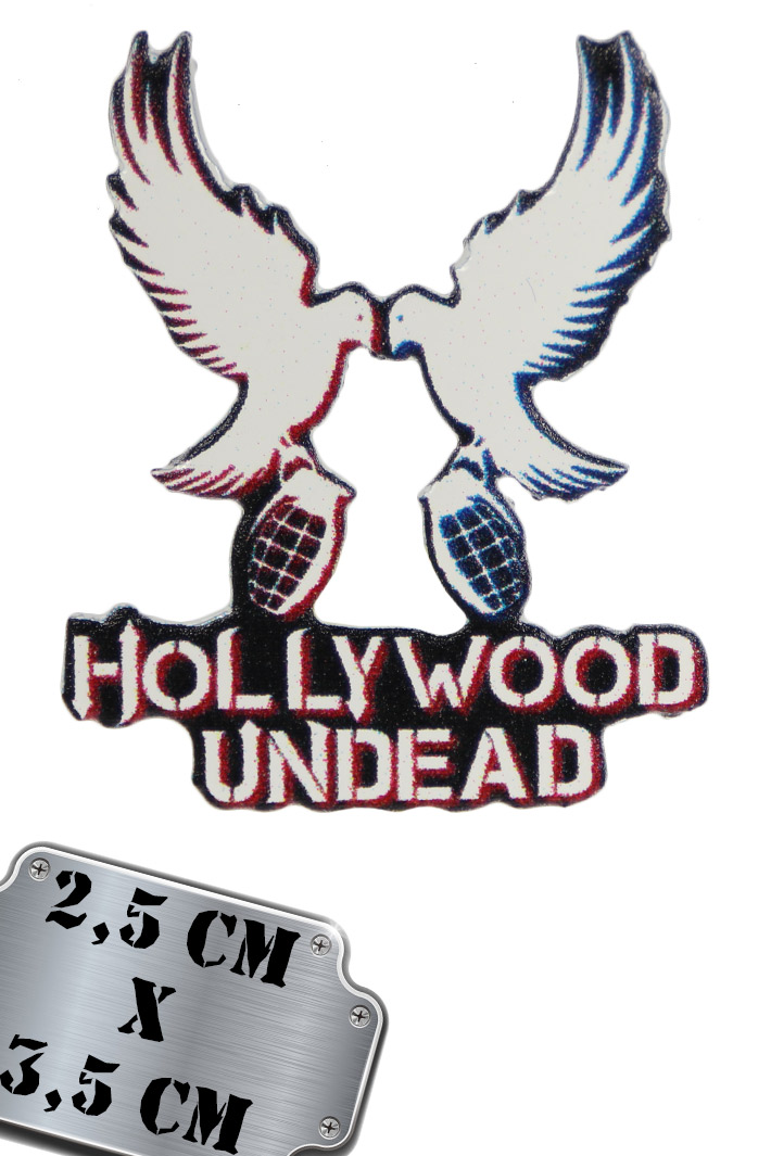 Значок-пин Hollywood Undead - фото 1 - rockbunker.ru