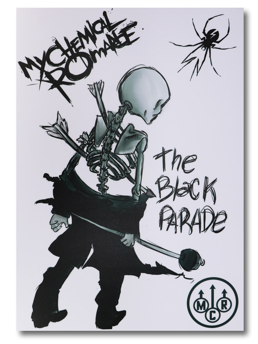 Плакат пластиковый My Chemical Romance Black Parade - фото 1 - rockbunker.ru