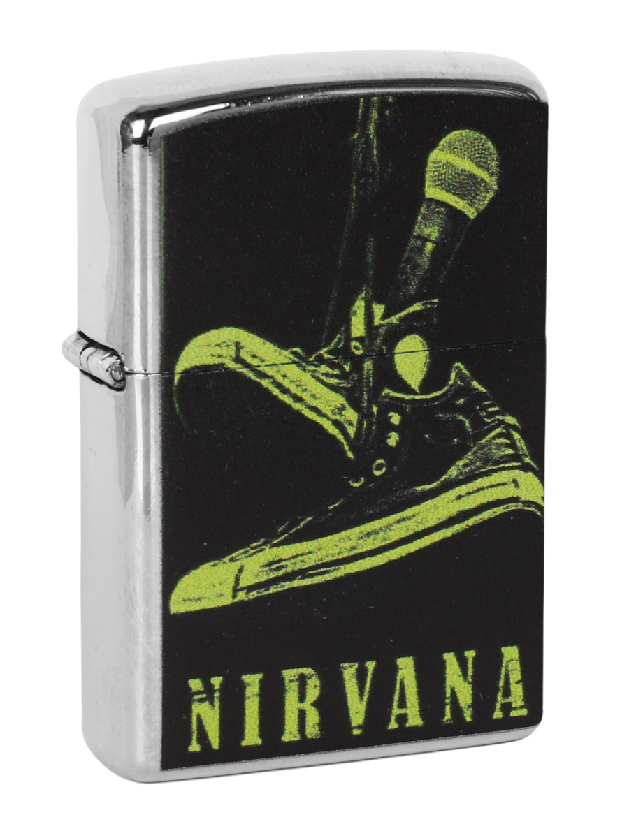 Зажигалка RockMerch с принтом Nirvana - фото 1 - rockbunker.ru