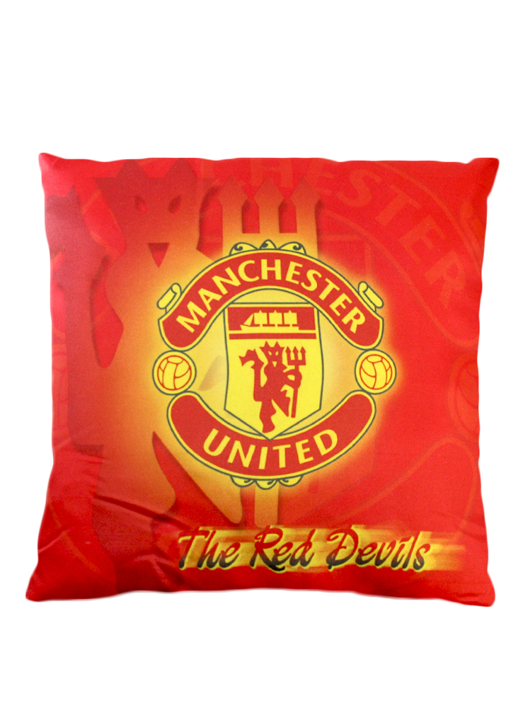 Подушка Manchester United - фото 1 - rockbunker.ru