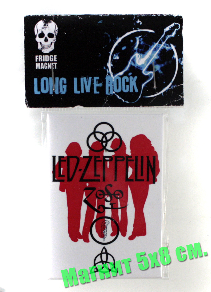 Магнит RockMerch Led Zeppelin - фото 2 - rockbunker.ru