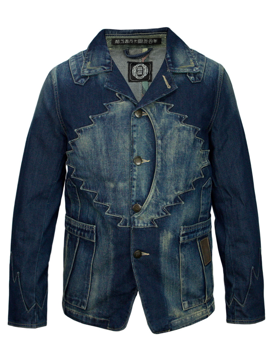 Куртка Джинсовая Синяя - фото 1 - rockbunker.ru