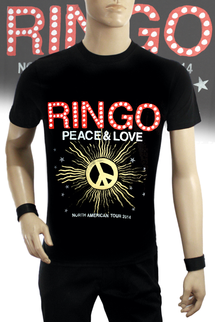 Футболка Ringo Peace and Love - фото 1 - rockbunker.ru
