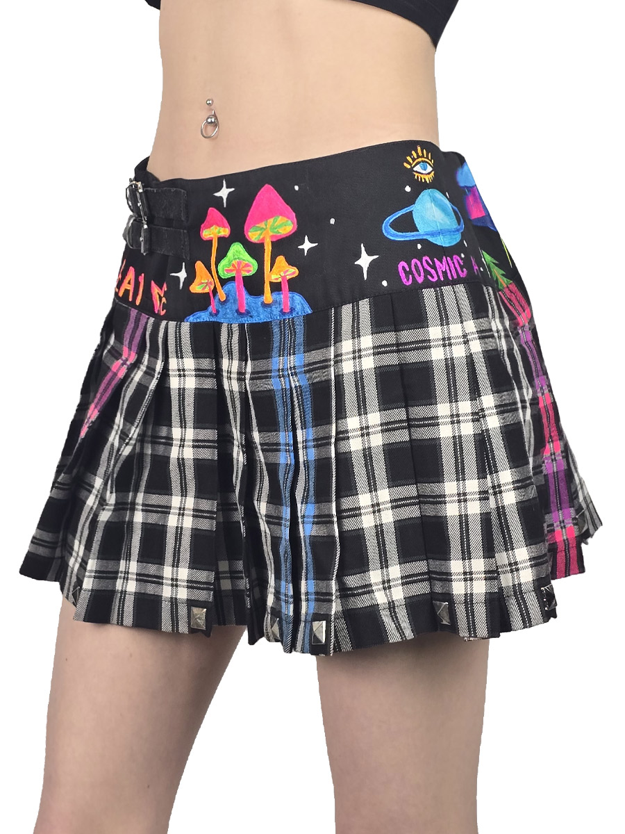 Юбка кастомная Cosmic Acid - фото 2 - rockbunker.ru
