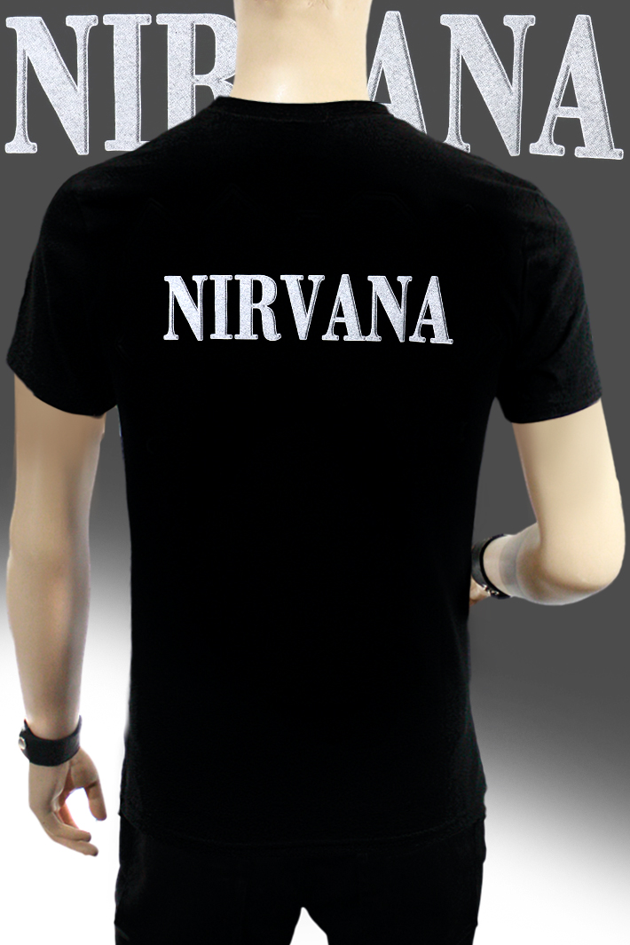 Футболка RockMerch Nirvana - фото 2 - rockbunker.ru