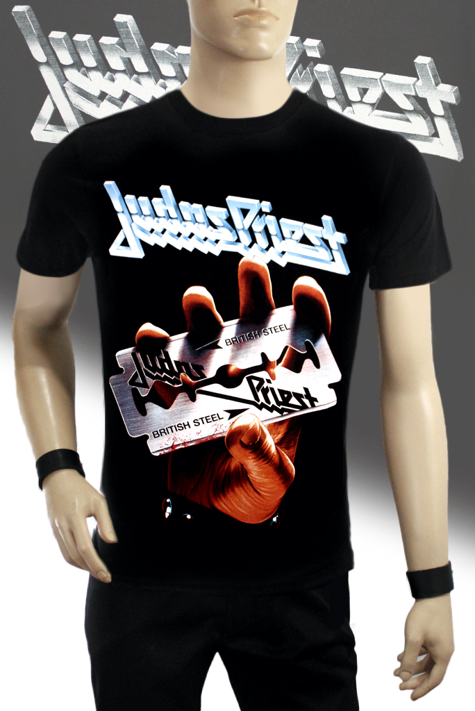 Футболка Hot Rock Judas Priest British Steel - фото 1 - rockbunker.ru