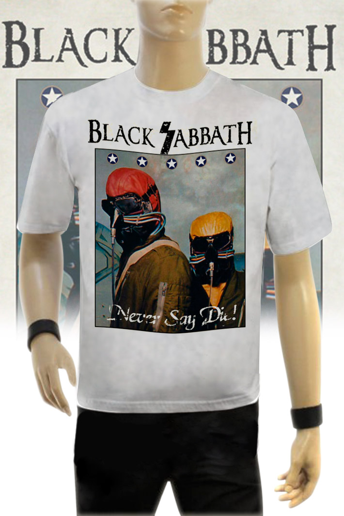 Футболка Black Sabbath Never Say Die - фото 1 - rockbunker.ru