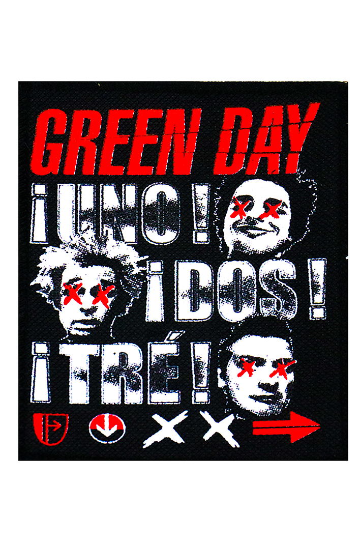 Нашивка Green Day - фото 1 - rockbunker.ru