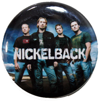 Значок RockMerch Nickelback - фото 1 - rockbunker.ru