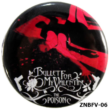 Значок RockMerch Bullet for my Valentine - фото 1 - rockbunker.ru