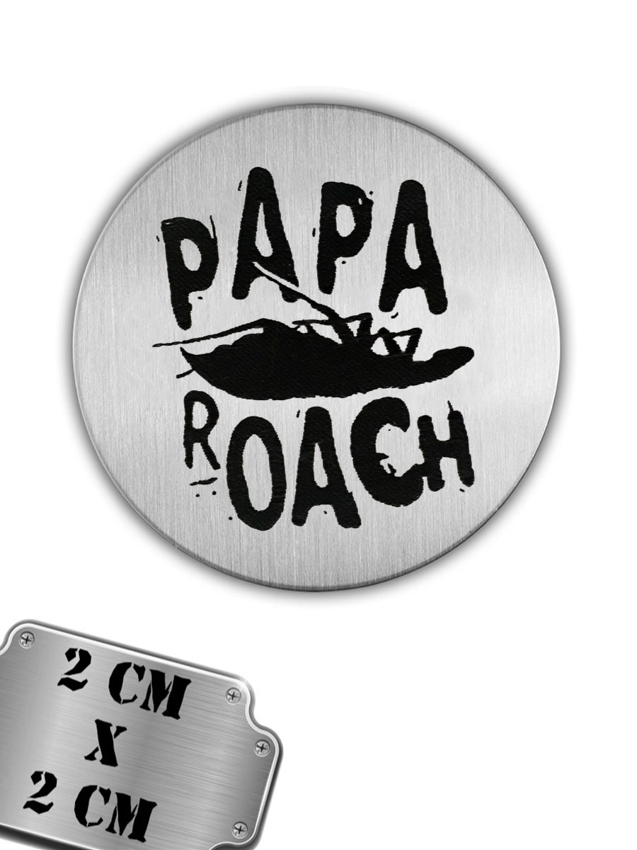 Значок-пин Papa Roach - фото 1 - rockbunker.ru