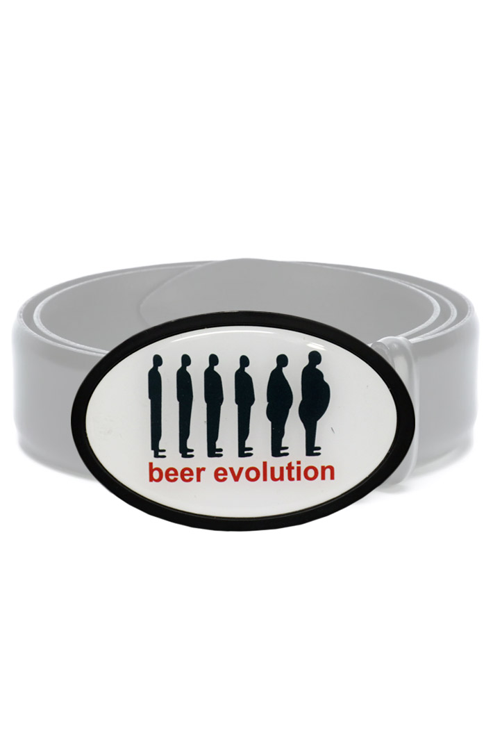 Пряжка Beer evolution - фото 1 - rockbunker.ru