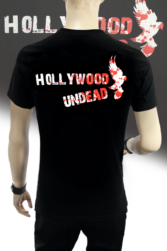 Футболка Hot Rock Hollywood Undead - фото 2 - rockbunker.ru
