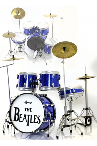 Копия барабанов The Beatles синие - фото 1 - rockbunker.ru