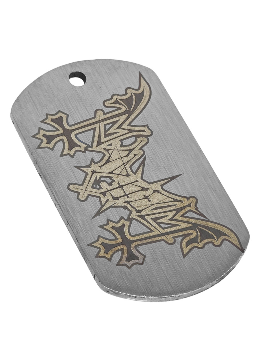 Жетон RockMerch с гравировкой Mayhem - фото 1 - rockbunker.ru