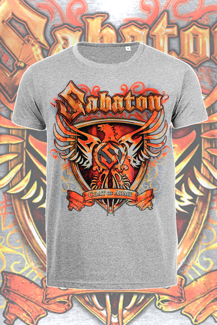 Футболка Sabaton Coat of Arms - фото 1 - rockbunker.ru
