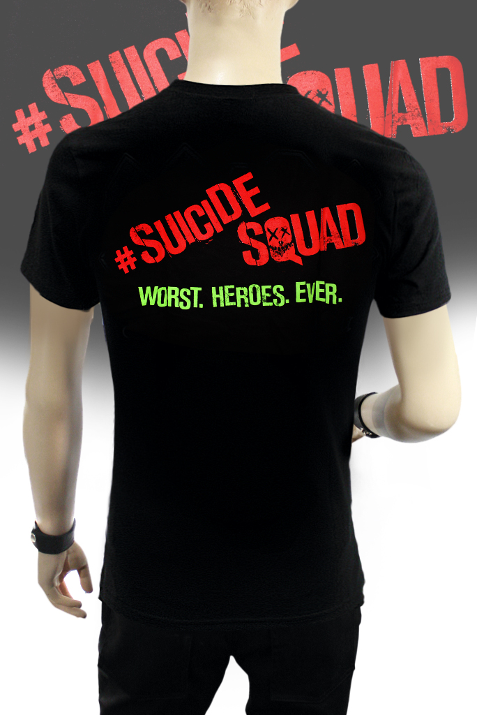Футболка Suicide Squad с черепами - фото 2 - rockbunker.ru