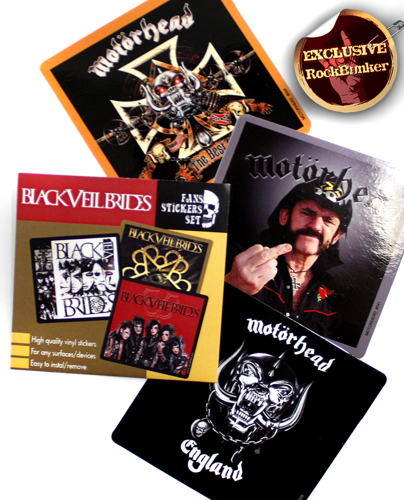 Набор стикеров RockMerch Motorhead - фото 1 - rockbunker.ru