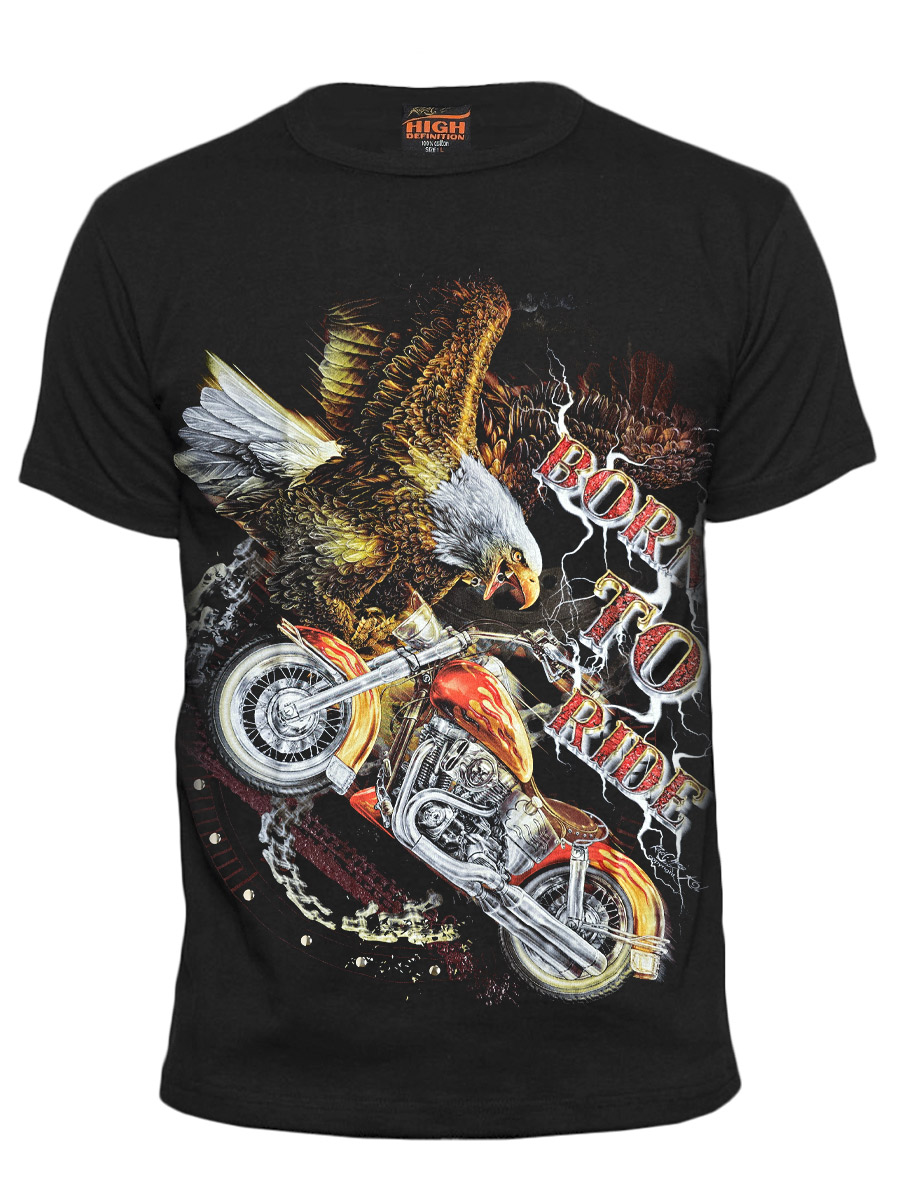 Футболка Rock Chang Born To Ride - фото 1 - rockbunker.ru