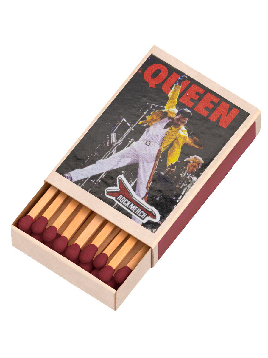 Спички с магнитом Freddie Mercury - фото 1 - rockbunker.ru