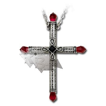 Кулон Alchemy Gothic P458 St Sepulchre Cross - фото 1 - rockbunker.ru