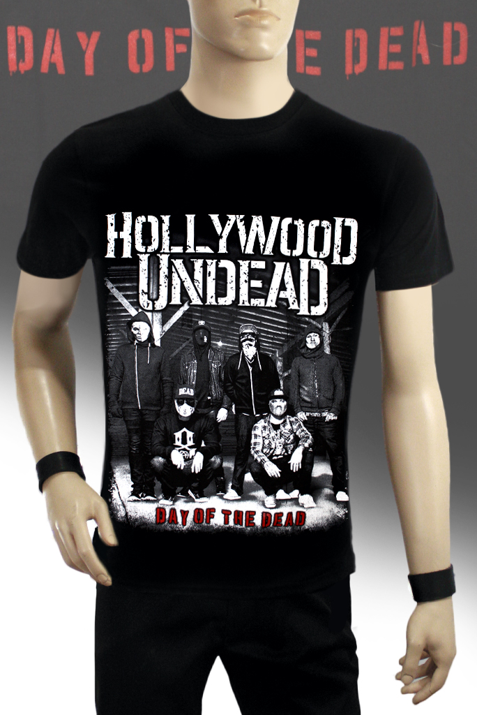 Футболка Hollywood Undead - фото 1 - rockbunker.ru