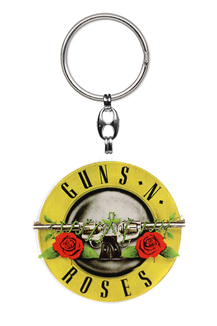 Брелок Guns N Roses - фото 1 - rockbunker.ru