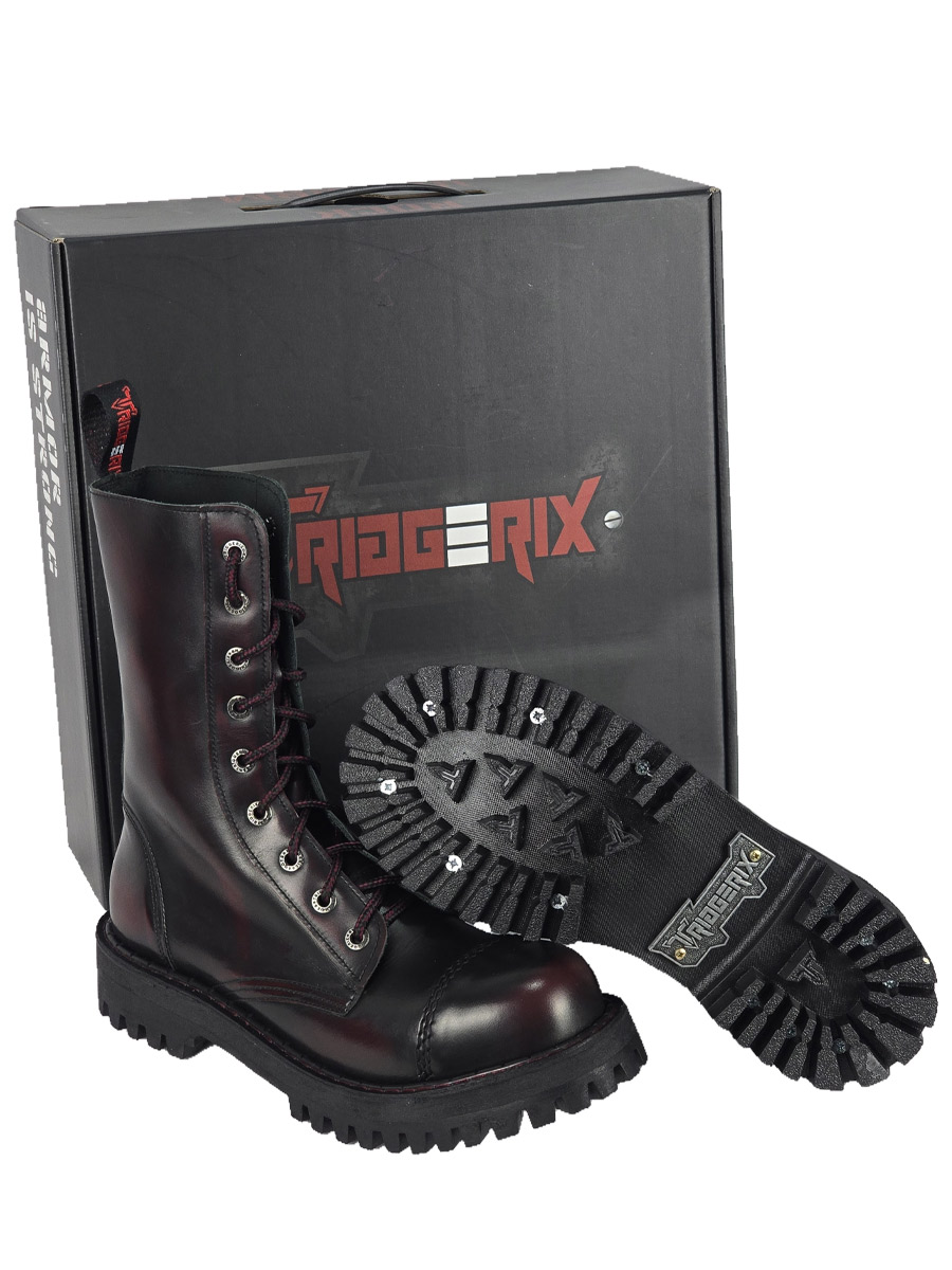 Ботинки Triggerix 910 Бордо - фото 1 - rockbunker.ru