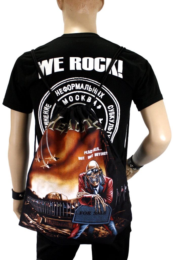 Мешок заплечный Megadeth Peace Sells but Whos Buying - фото 1 - rockbunker.ru