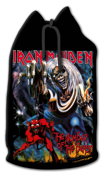 Торба Iron Maiden The number of the beast текстильная - фото 1 - rockbunker.ru