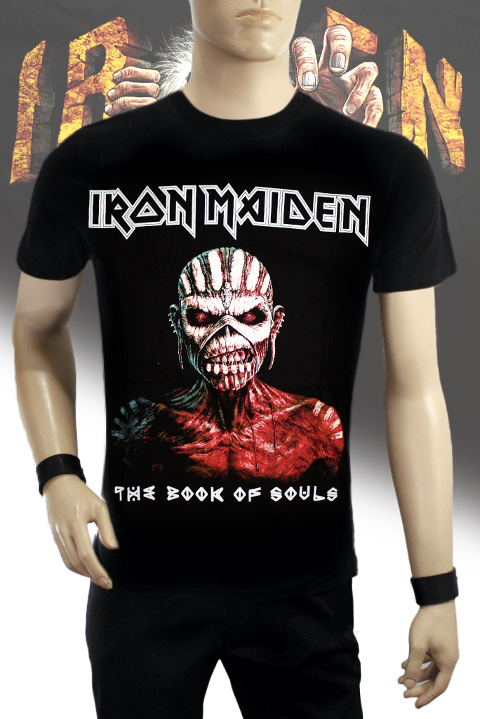 Футболка Hot Rock Iron Maiden The Book Of Souls - фото 1 - rockbunker.ru