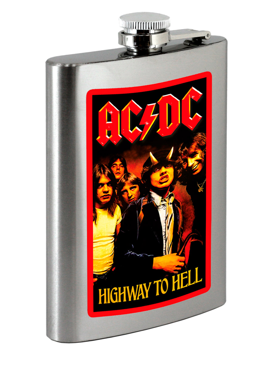 Фляга RockMerch AC/DC - фото 1 - rockbunker.ru