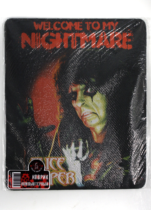 Коврик для мыши RockMerch Alice Cooper Welcome to my nightmare - фото 2 - rockbunker.ru