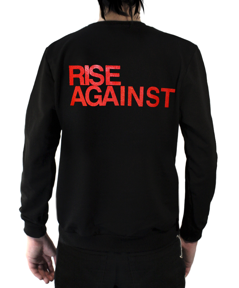 Свитшот RockMerch Rise Against мужской - фото 2 - rockbunker.ru