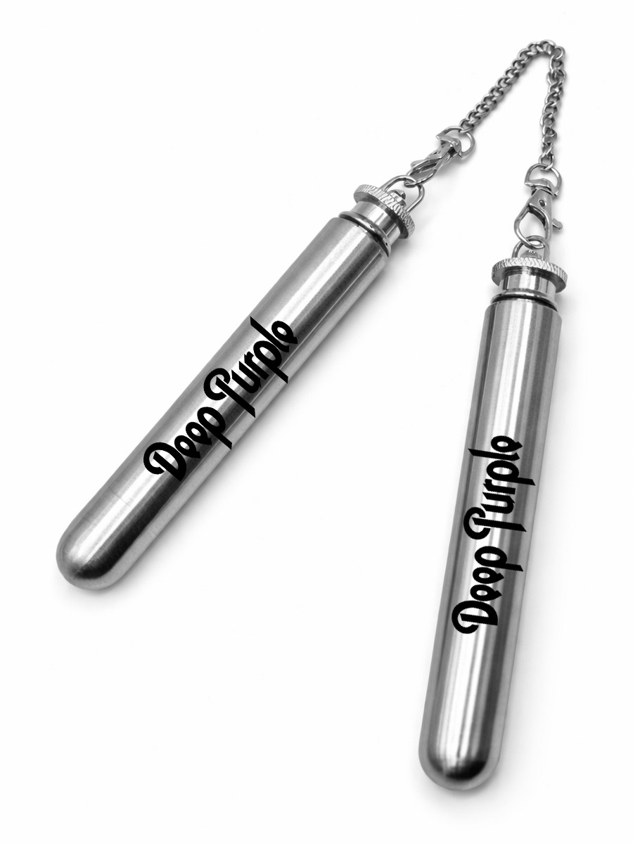 Фляги-нунчаки с гравировкой Deep Purple - фото 1 - rockbunker.ru