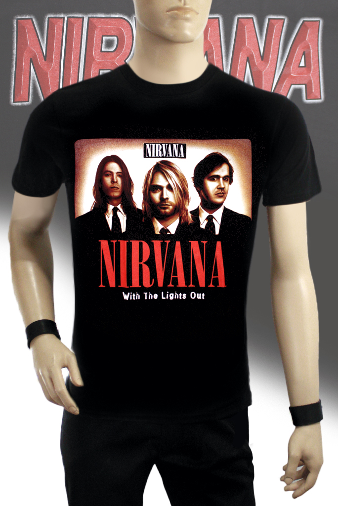 Футболка Hot Rock Nirvana With The Lights Out - фото 1 - rockbunker.ru