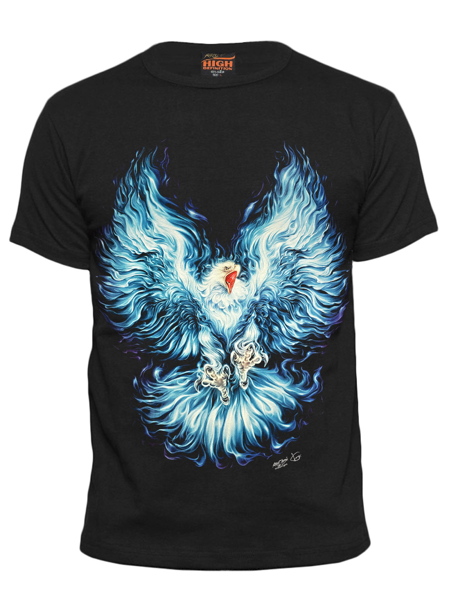 Футболка Rock Chang The Flaming Eagle - фото 1 - rockbunker.ru