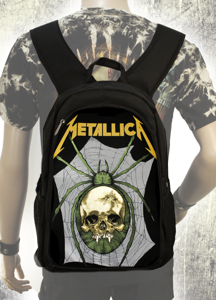 Рюкзак Metallica текстильный - фото 1 - rockbunker.ru