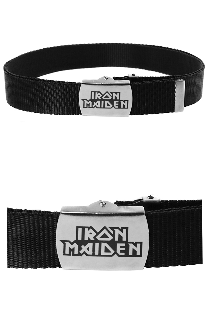 Ремень на зажиме Iron Maiden - фото 1 - rockbunker.ru