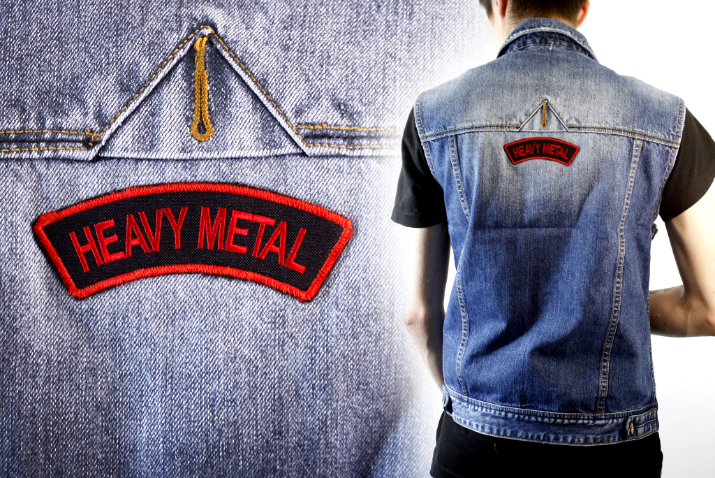 Жилет джинсовый с нашивками Россия Ария Heavy Metal - фото 4 - rockbunker.ru