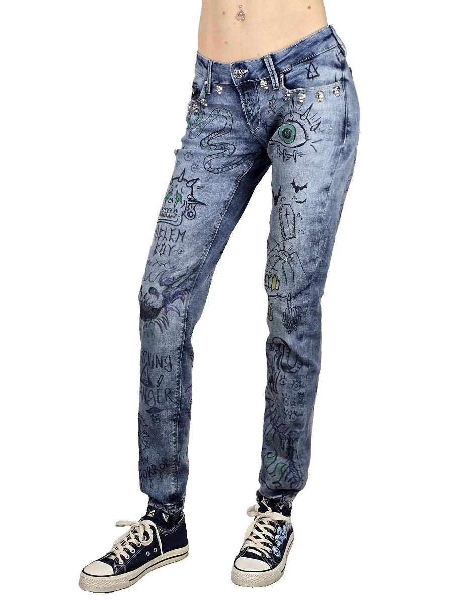 Штаны кастомные Motorhead - фото 2 - rockbunker.ru