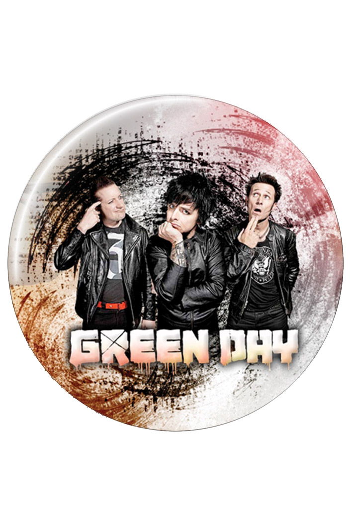 Значок RockMerch Green Day - фото 1 - rockbunker.ru