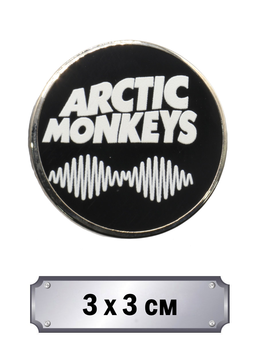 Значок Arctic Monkeys - фото 1 - rockbunker.ru