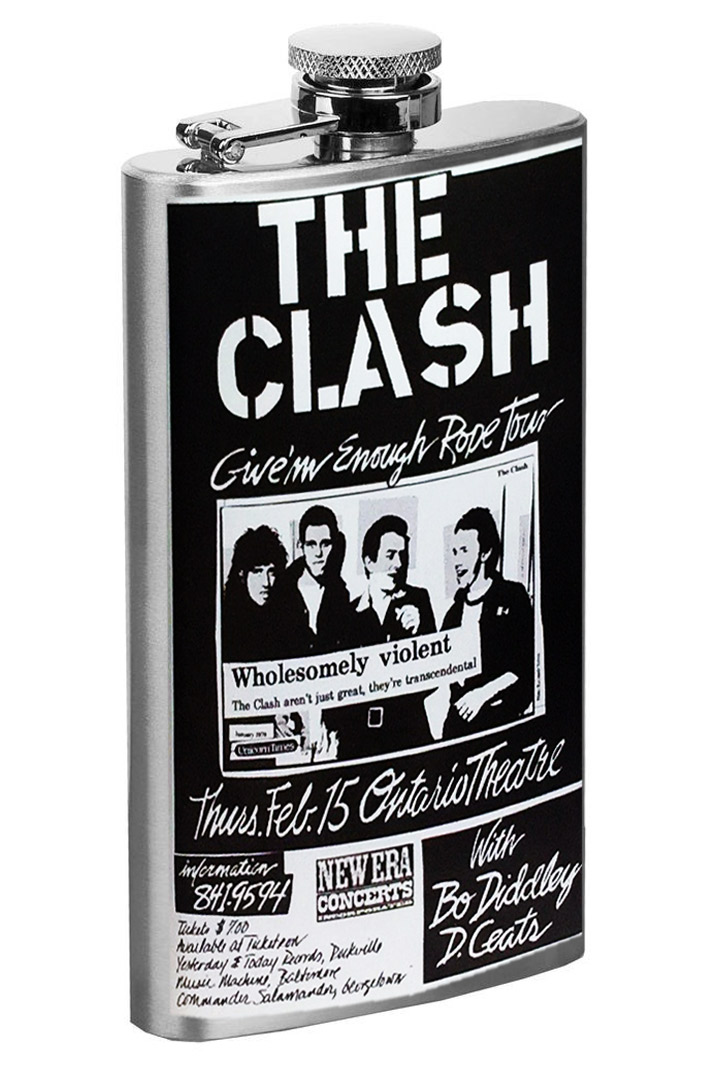 Фляга The Clash 9oz - фото 2 - rockbunker.ru